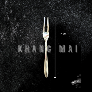 Dĩa cán nhọn 2 răng-size 14